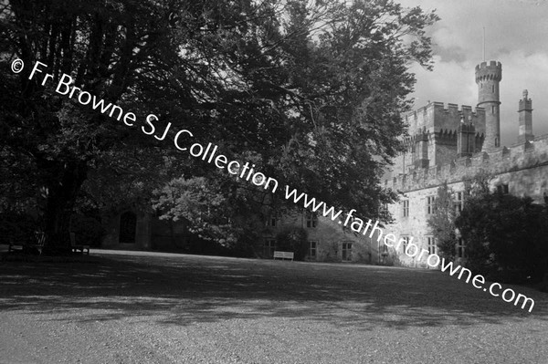 LISMORE CASTLE  IN THE COURTYARD